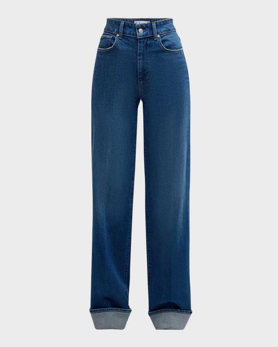 Sasha Wide-Cuff Jeans