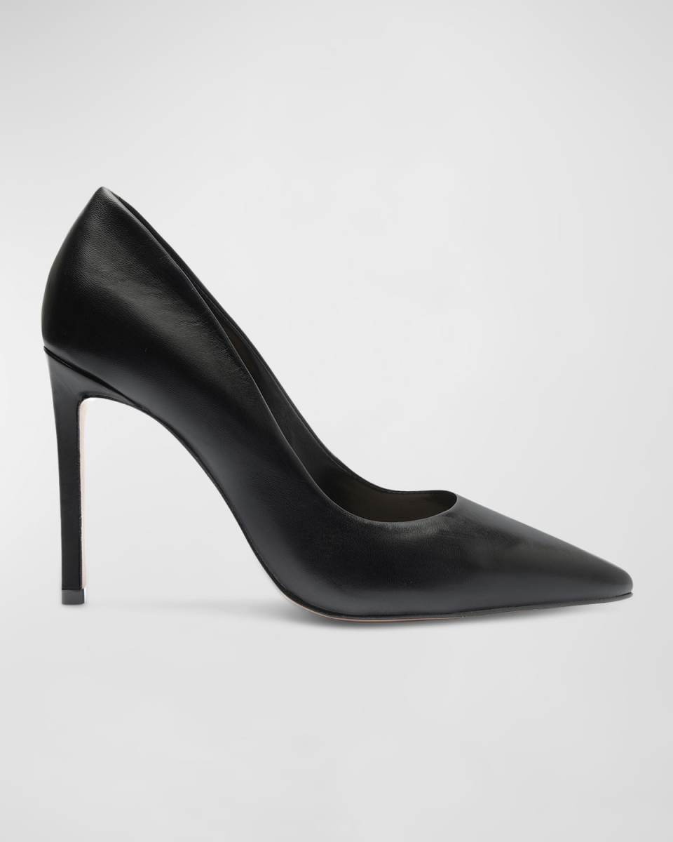 Lou Leather Stiletto Pumps