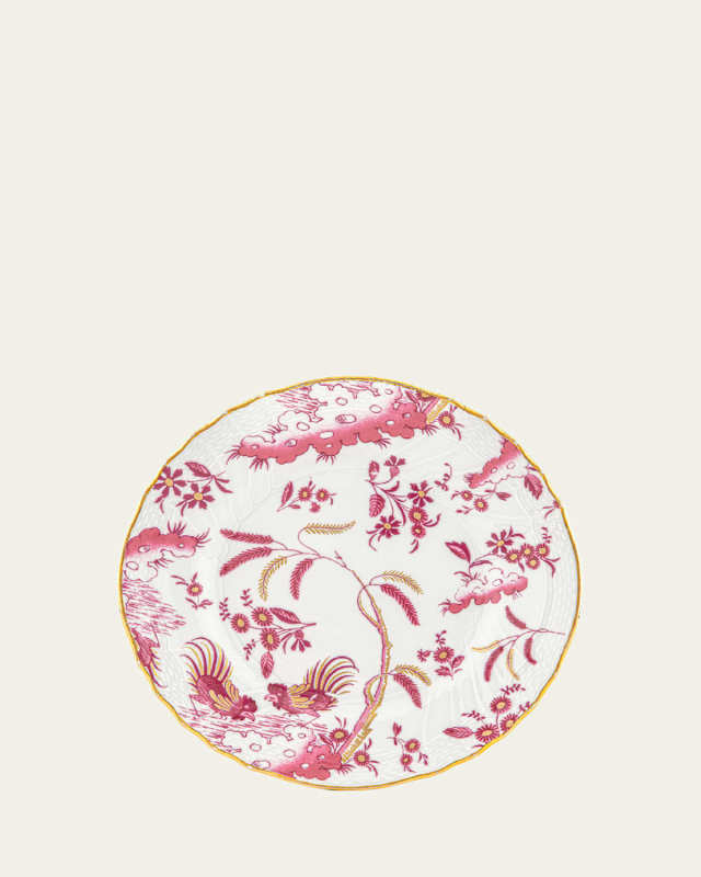 Oro di Doccia Magenta Flat Bread Plate