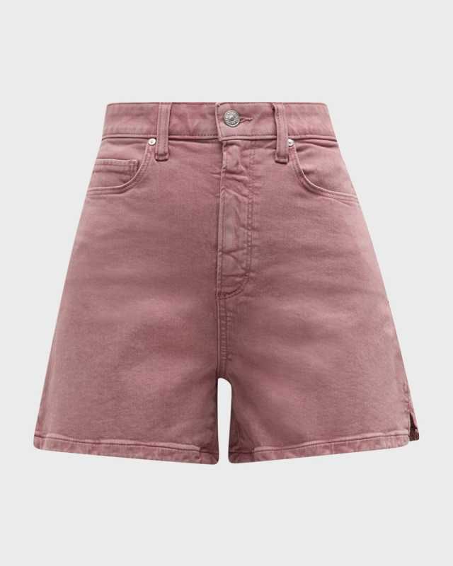 Dani High Rise Denim Shorts