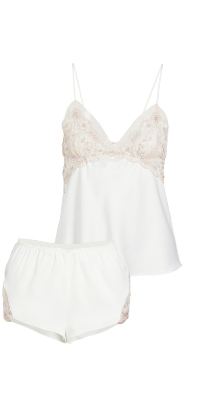 Flora Nikrooz Rosa Cami & Shorts Set Ivory