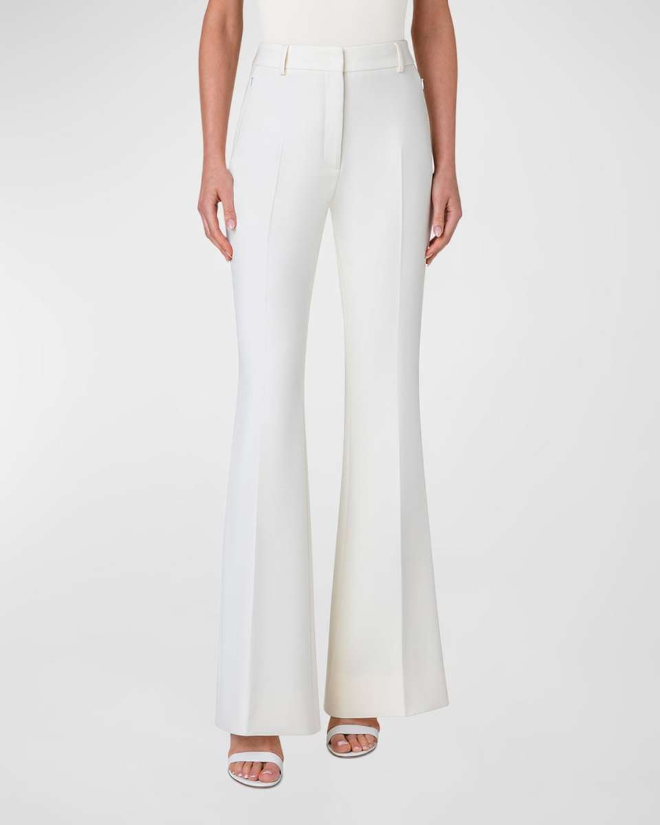 Fares Wool Bootcut Pants