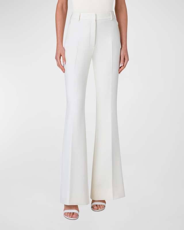 Fares Wool Bootcut Pants
