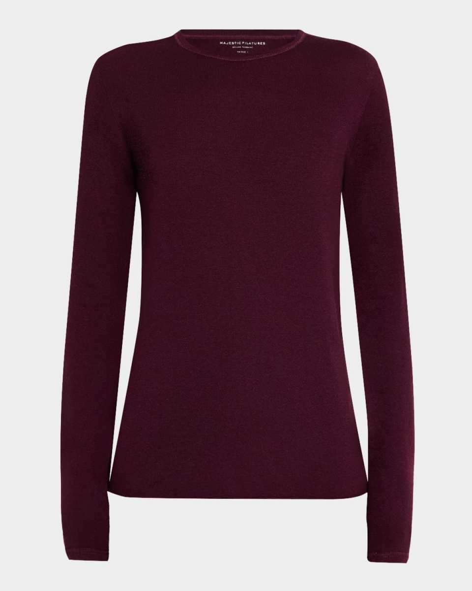 Machine Washable Cashmere Crewneck Pullover