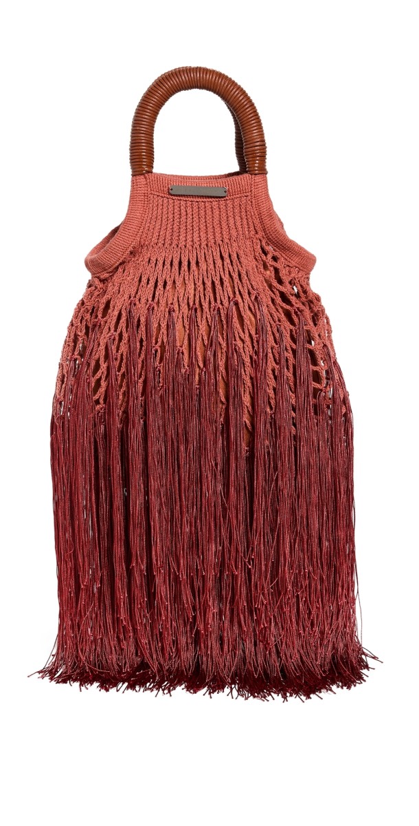 Petit Kouraj Mini Fringe Bag Tabasco