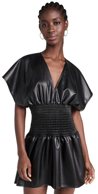 MISA Mounia Dress Vegan Leather