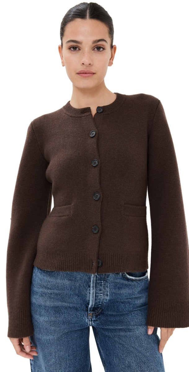 Jenni Kayne Cooper Cardigan Chocolate