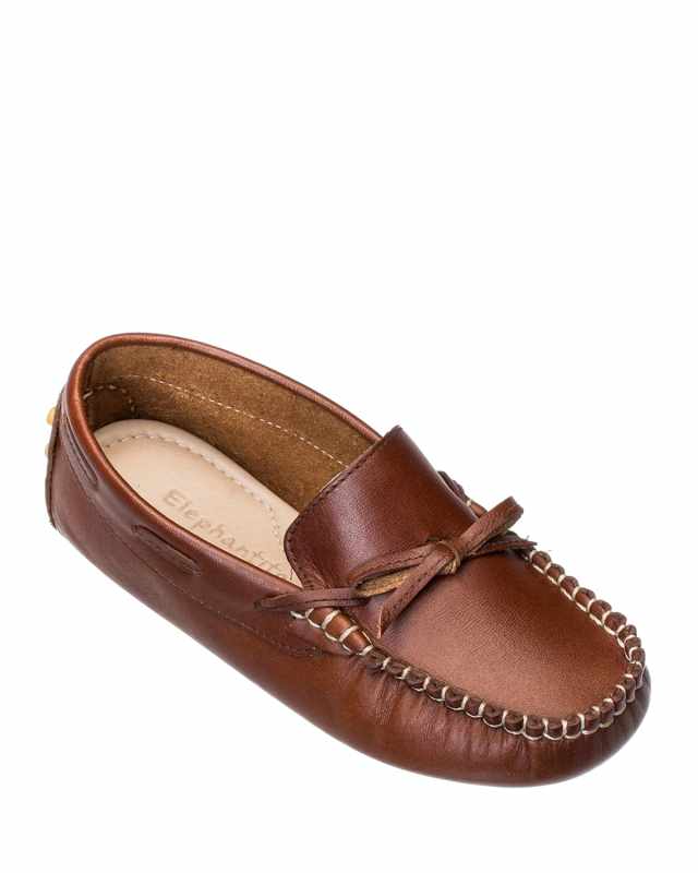 Boys' Leather Driver Loafers,