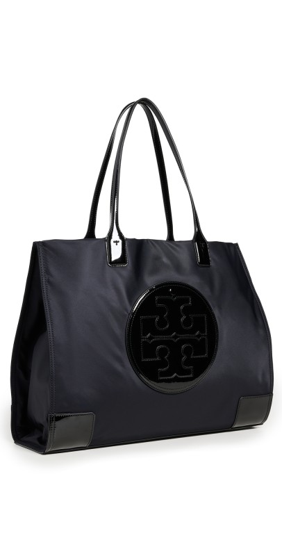 Tory Burch Ella Patent Tote Black