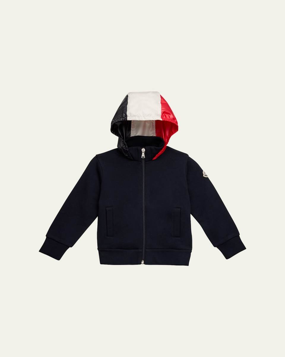 Boy's Tri-Stripe Hoodie, Size 4-