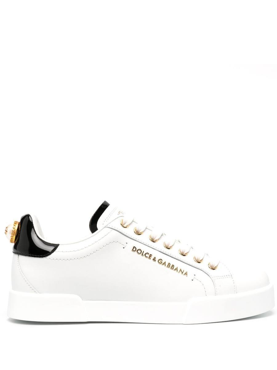 logo-embellished low-top sneakers