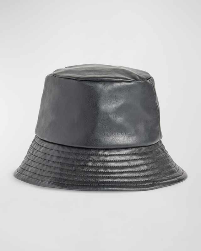 Metallic Pom Bucket Hat