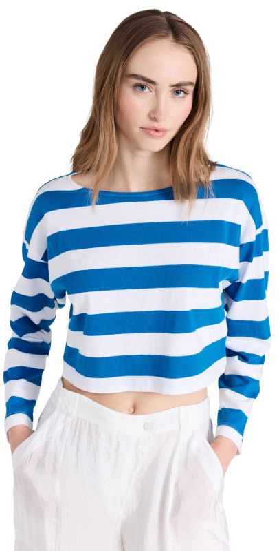 Suzie Kondi Psarastriped Top Bluetripe