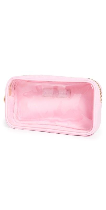 Stoney Clover Lane Clear Front Small Pouch Flamingo
