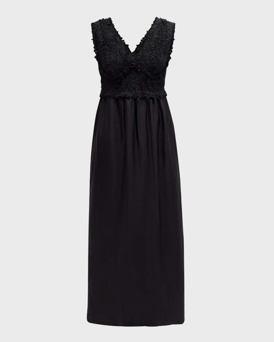 Felted Long A-Line Dress