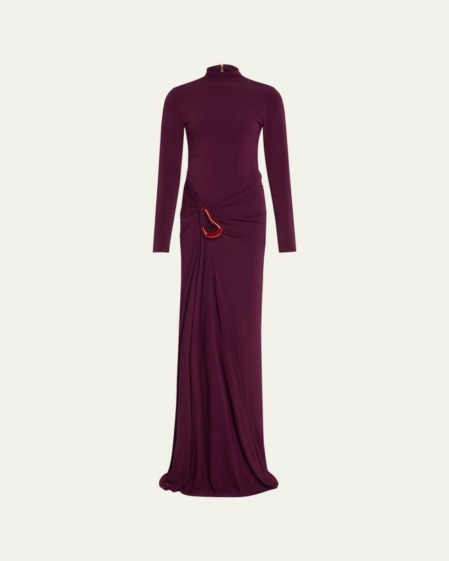 Lena Cutout Jersey Gown