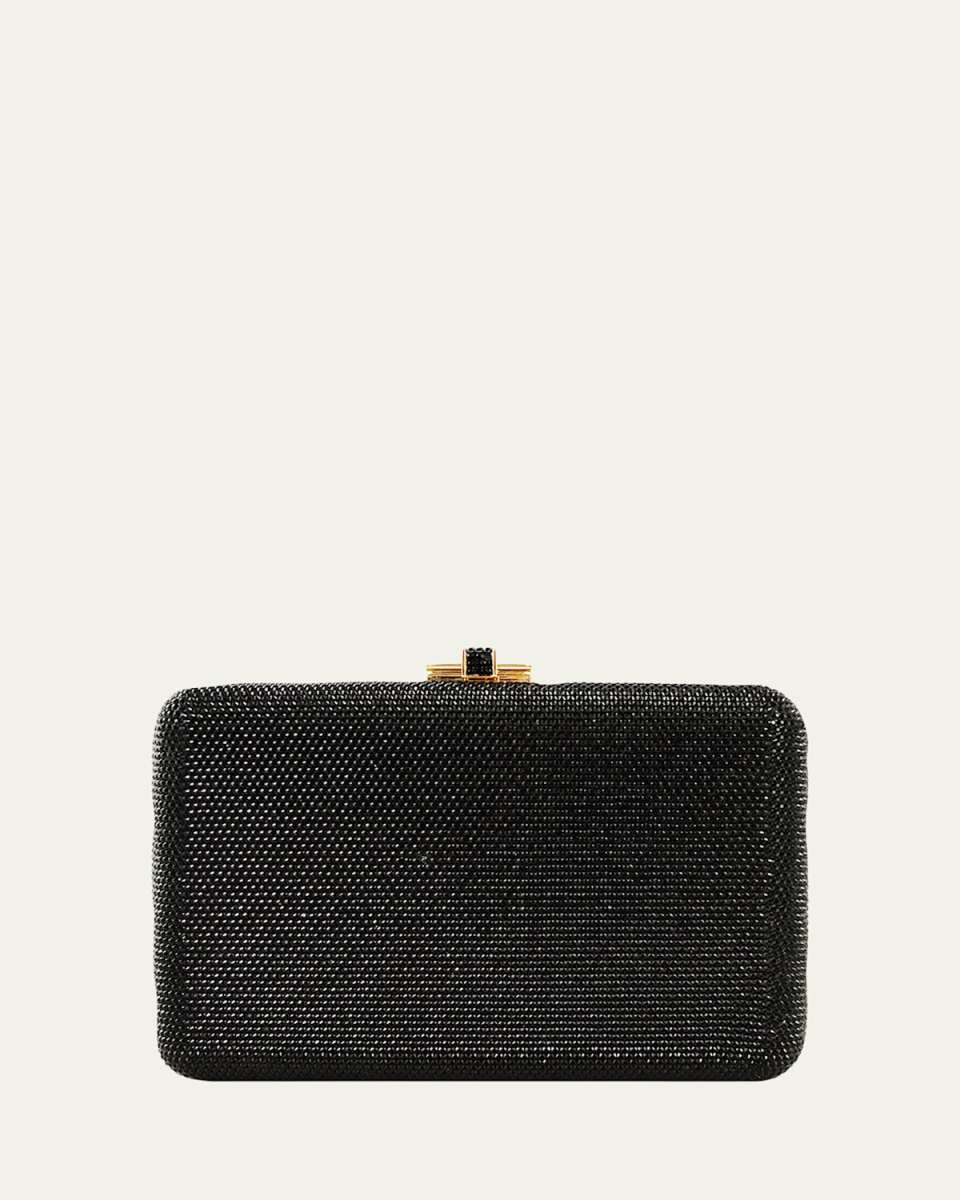 Slim Slide Crystal Evening Clutch Bag