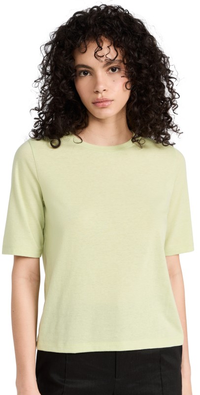 Vince Easy Elbow Sleeve Crew SWEET GRASS