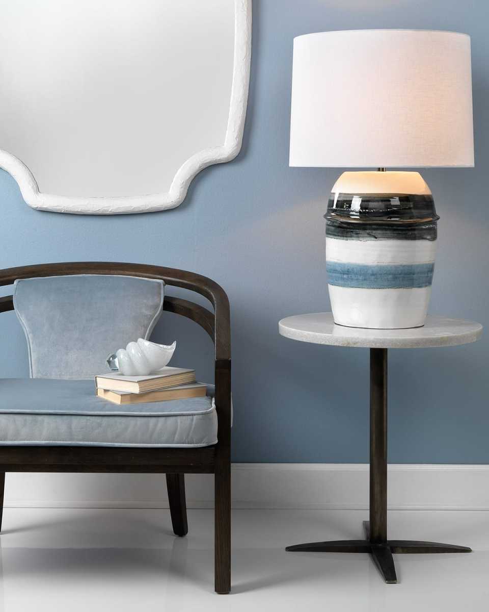 Horizon Striped Table Lamp