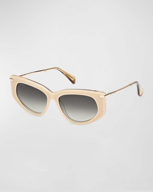 Beth Acetate & Metal Cat-Eye Sunglasses