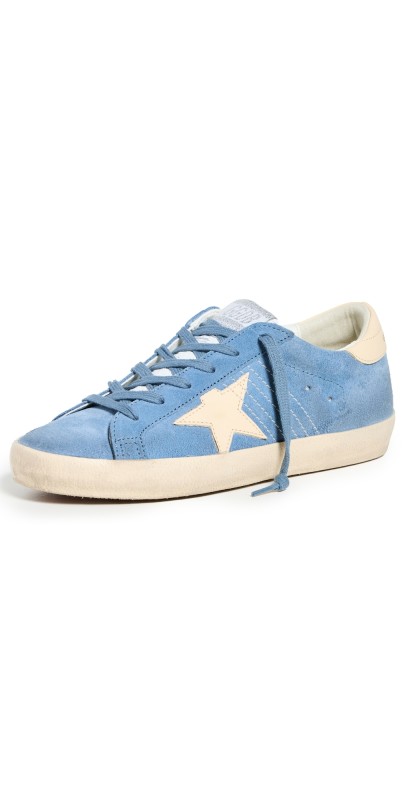 Golden Goose Super-Star Sneakers Blue/Yellow/White