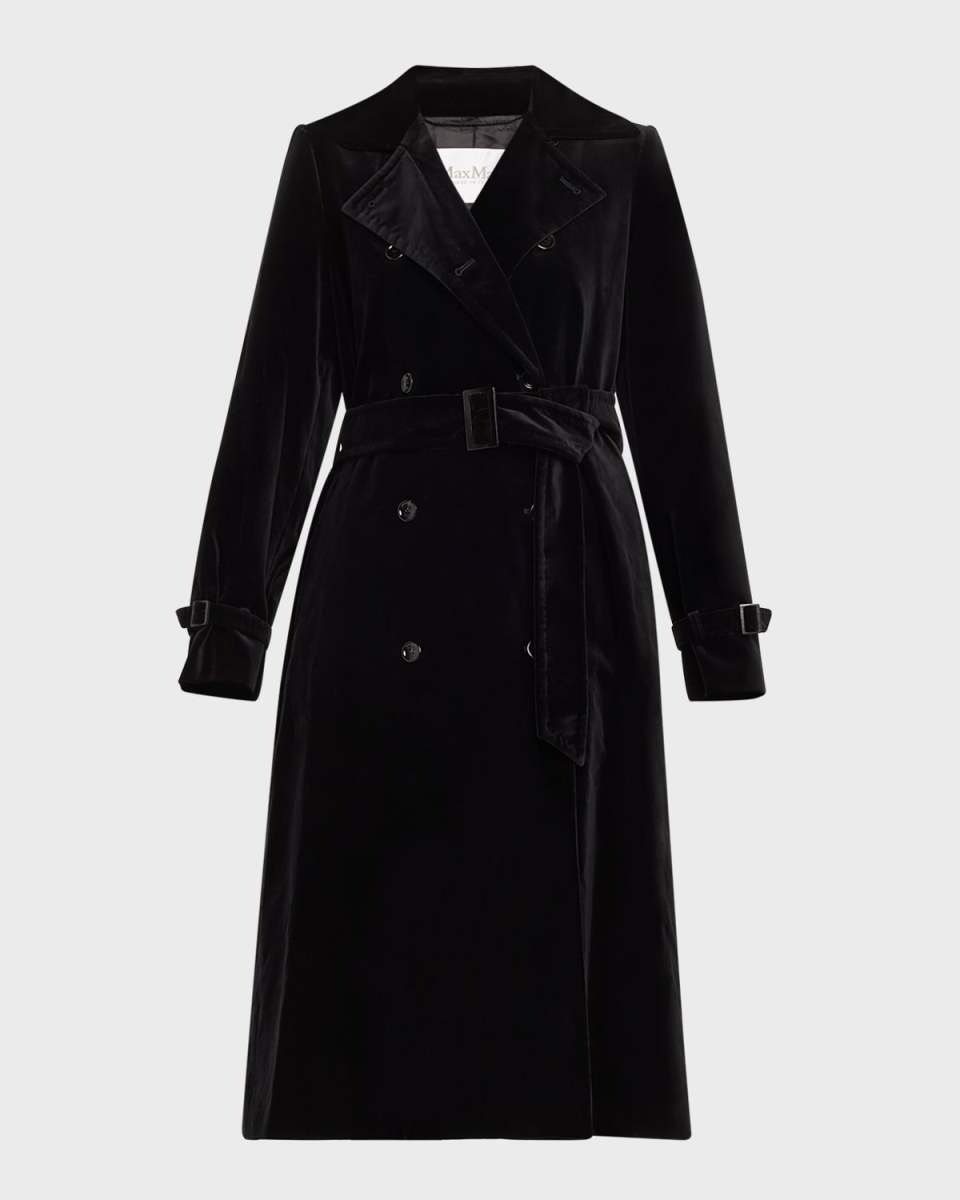 Lana Belted Cotton Gabardine Trench Coat