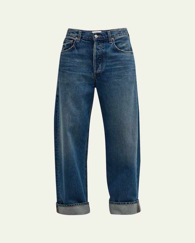 Ayla Baggy Cuffed Cropped Jeans