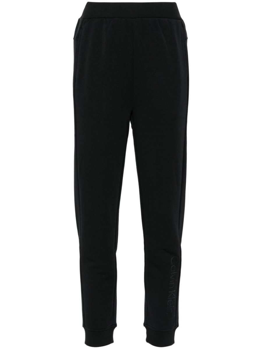 logo-appliqué track pants