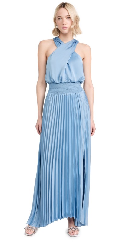 Ramy Brook Arina Dress Blue Quartz