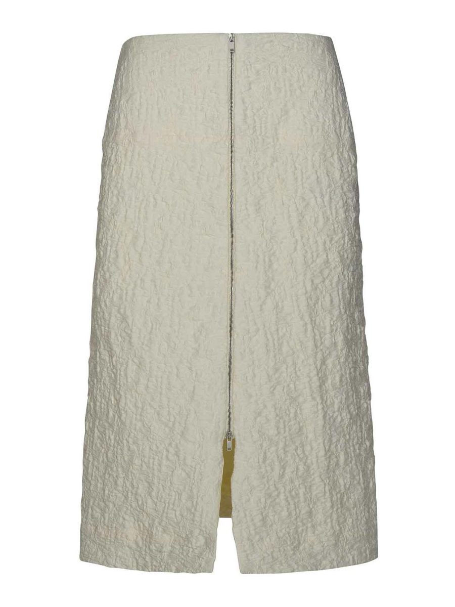 Jil Sander Jupe Midi - Blanc