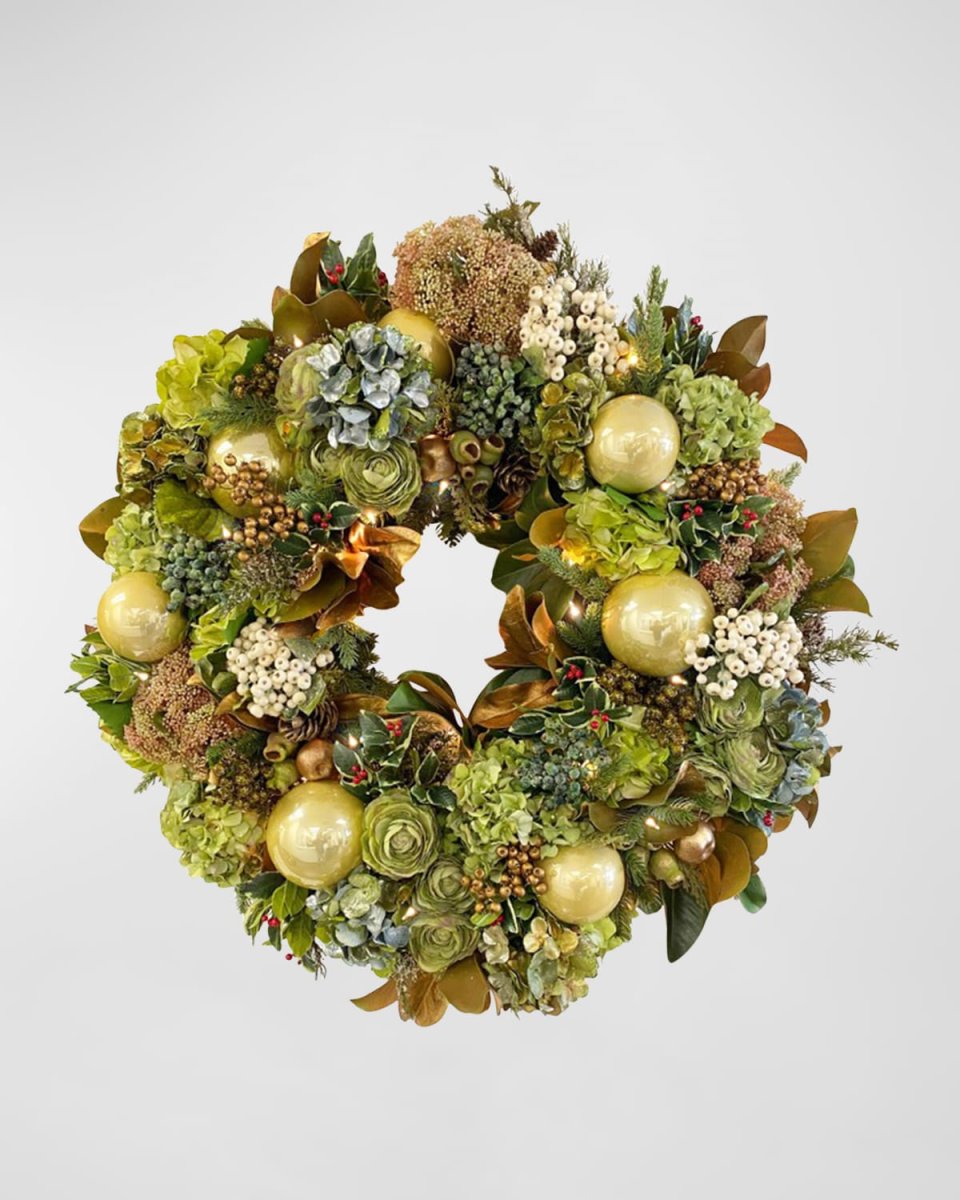 34" Deluxe Display Christmas Wreath