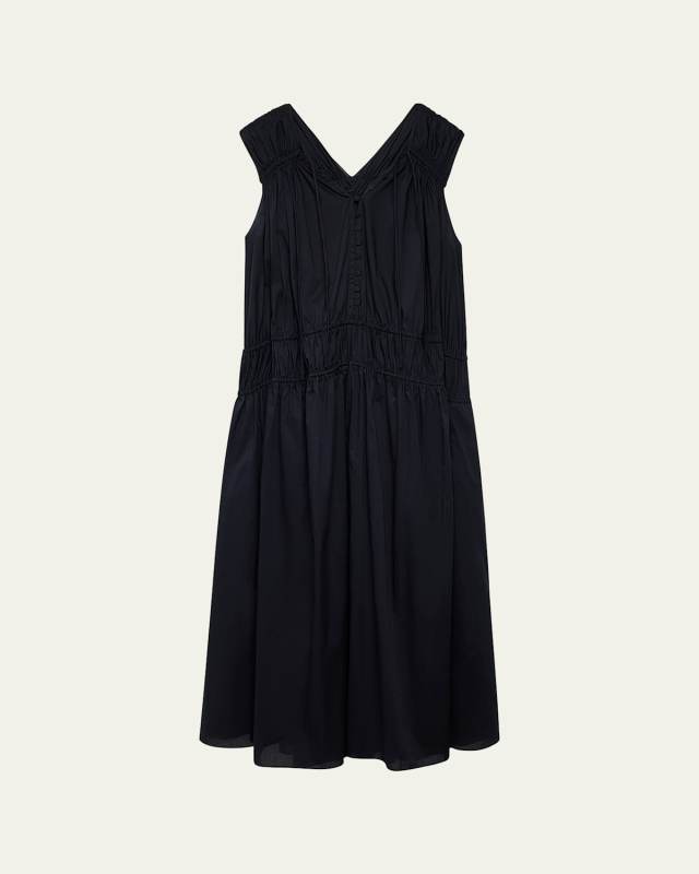 Long Gathered Dress