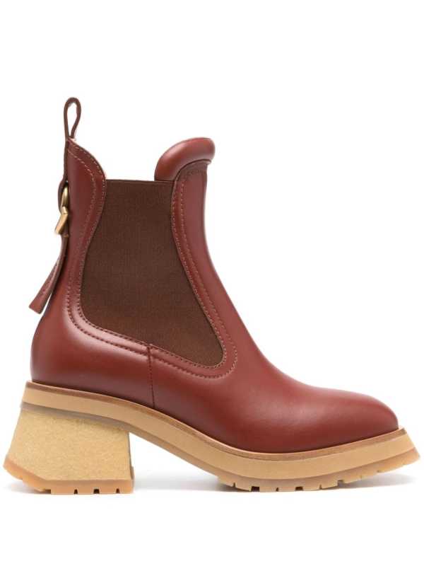 Gigi 70mm leather Chelsea boots