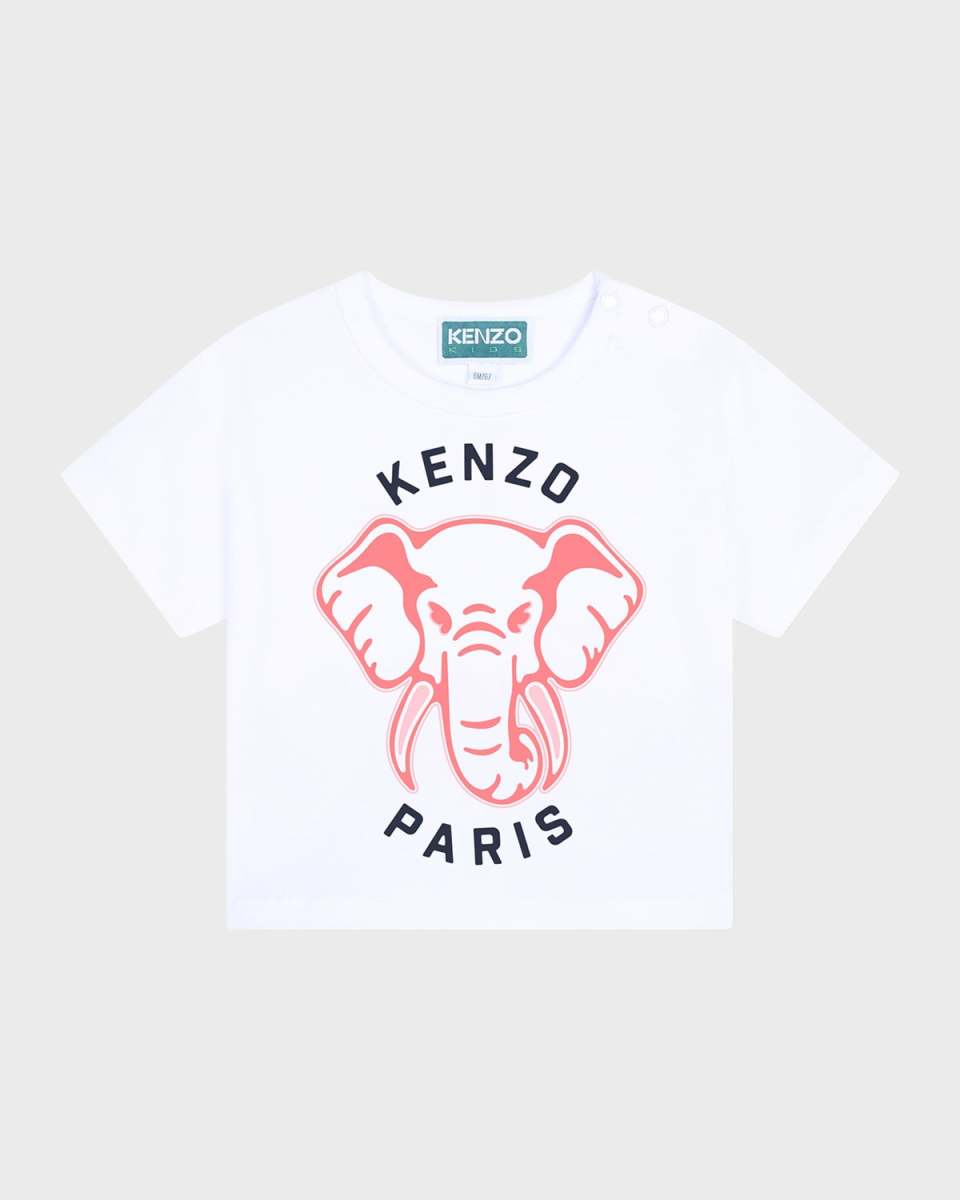 Girl's Classic Animal & Logo-Print T-Shirt, Size 6M-