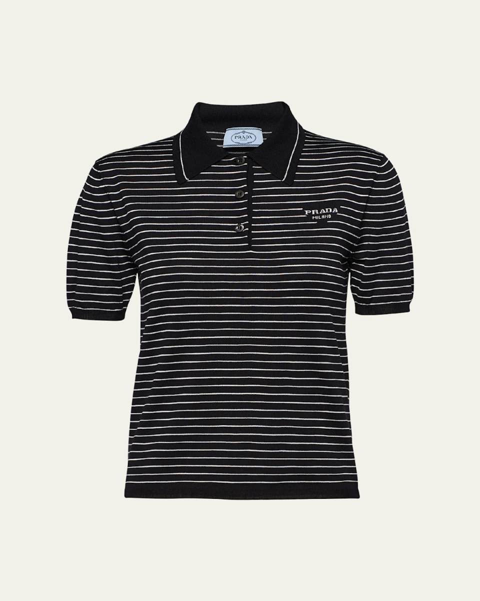 Striped Polo Short Sleeve Shirt