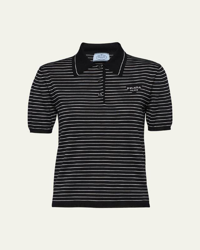 Striped Polo Short Sleeve Shirt
