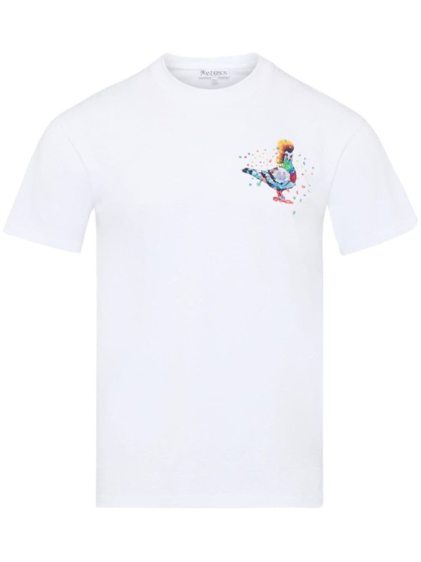 Pigeon organic-cotton T-shirt