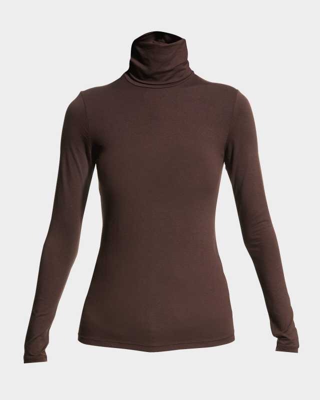 Viscose Jersey Turtleneck