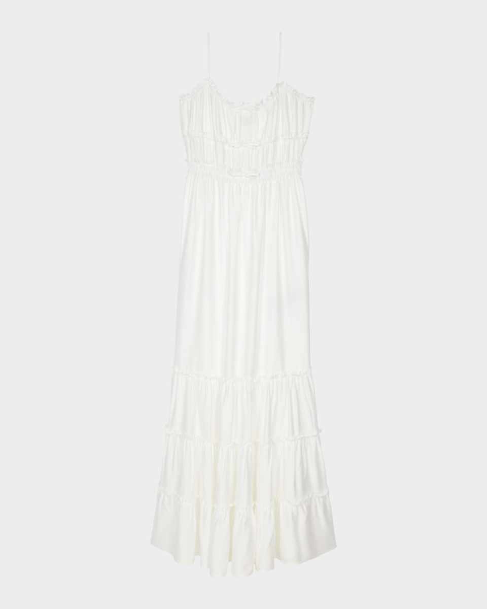Tiered Maxi Dress with Bows