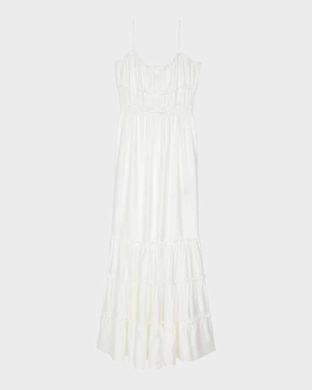 Tiered Maxi Dress with Bows
