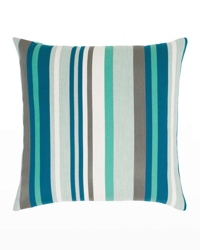 Lagoon Stripe Pillow, 20"Sq.