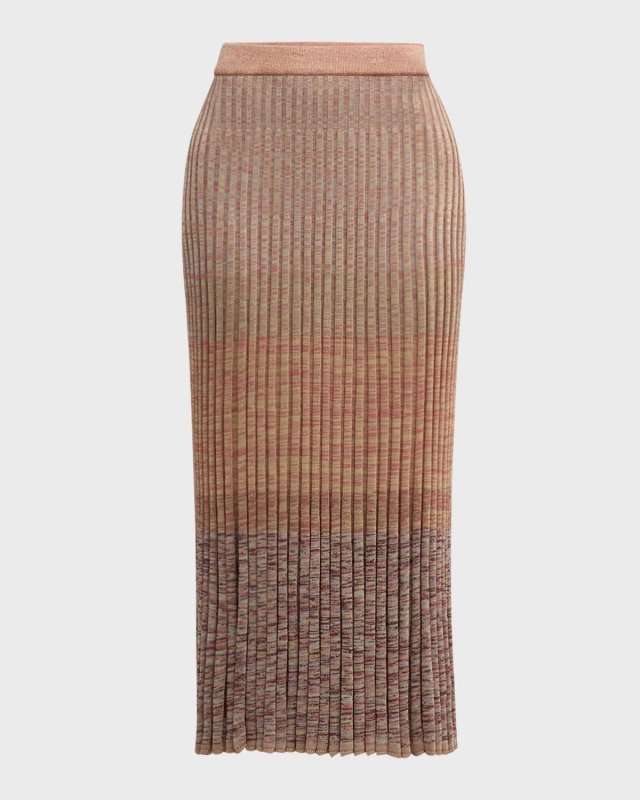 Illustration Mouline Midi Skirt