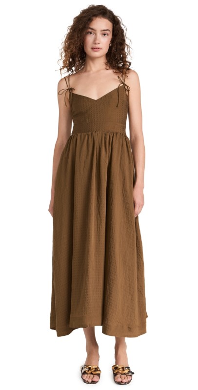 En Saison Bree Midi Dress Olive