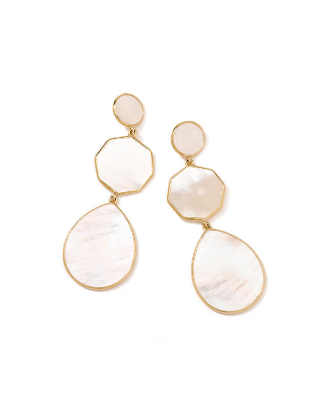 18k Gelato Crazy-Eight Earrings in Mother-of-Pearl