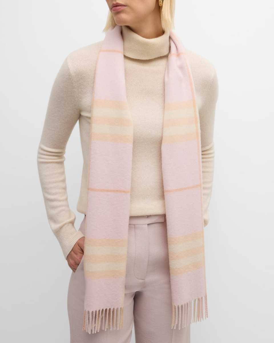 Giant Check Cashmere Scarf