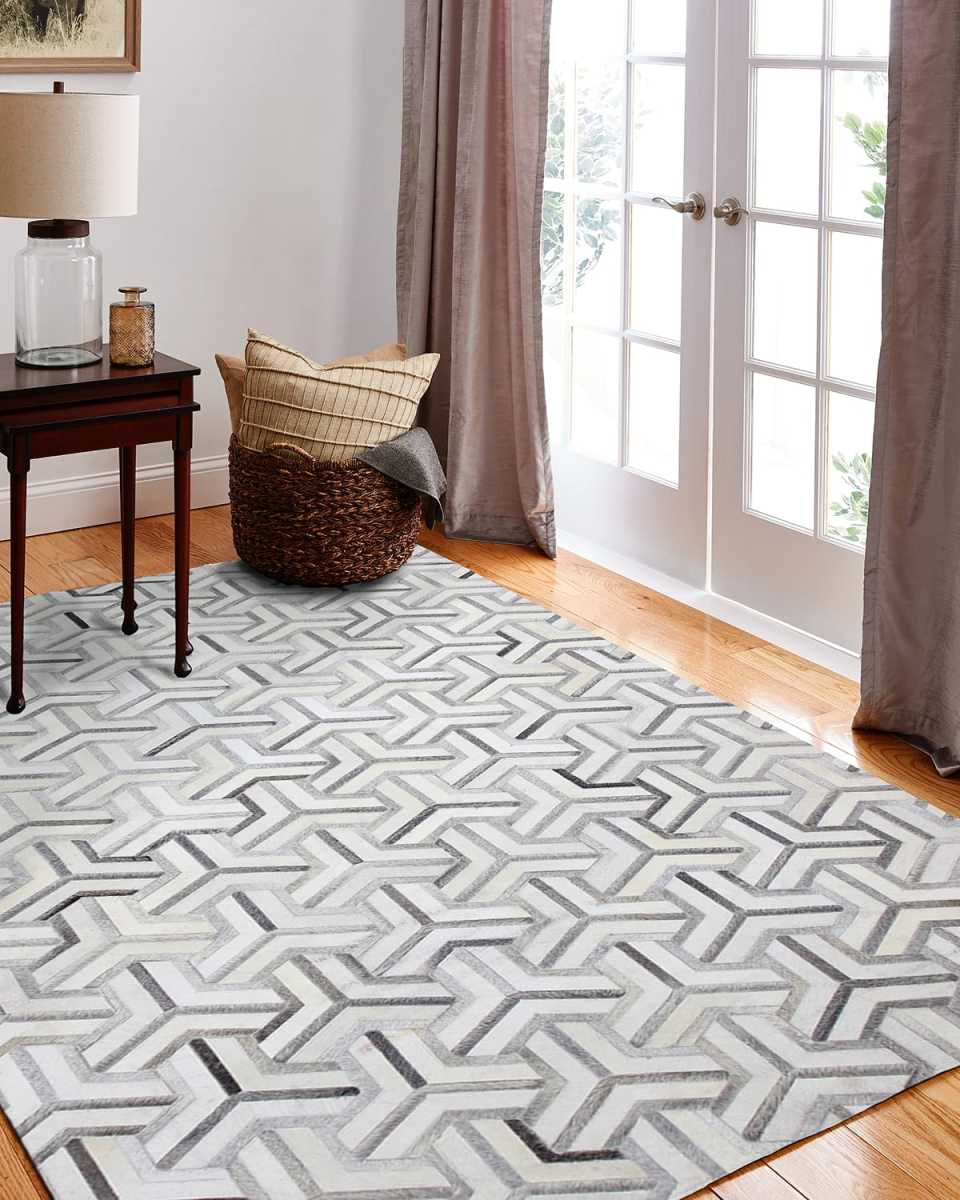 Brimhall Hair on Hide Rug, 5' x 8'
