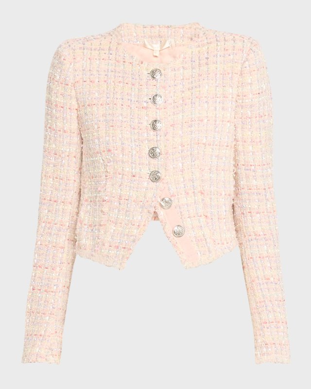 Falima Cropped Tweed Jacket