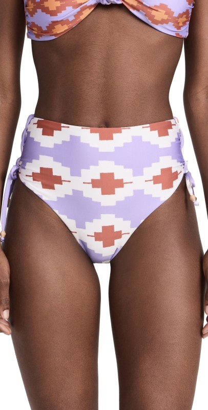 Palmacea Lulo High Waist Bikini Bottoms Masai