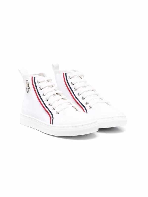 high-top lace-up trainers