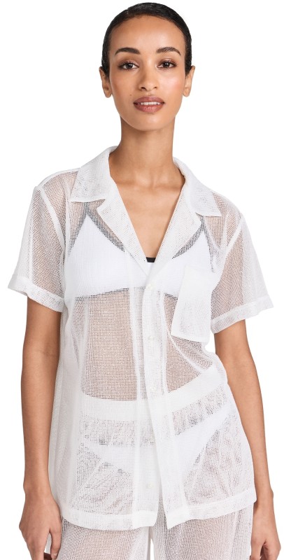 Solid & Striped The Dahlia Top Marshmallow